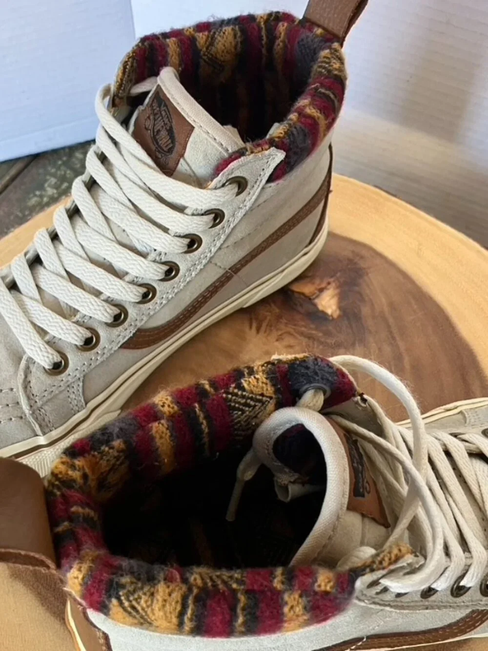 VANS Sk8-HI MTE all weather with wool lining and Scotchgard leather